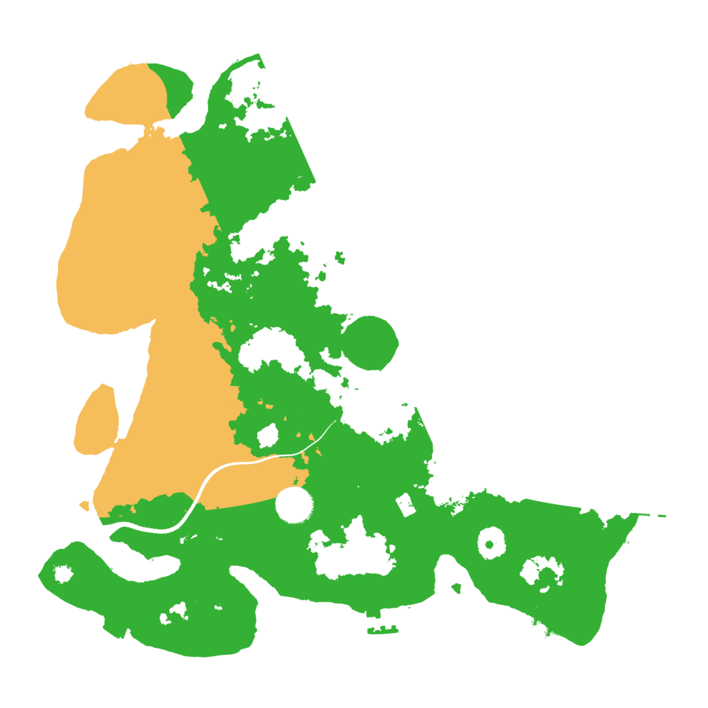 Biome Rust Map: Procedural Map, Size: 3500, Seed: 754713572