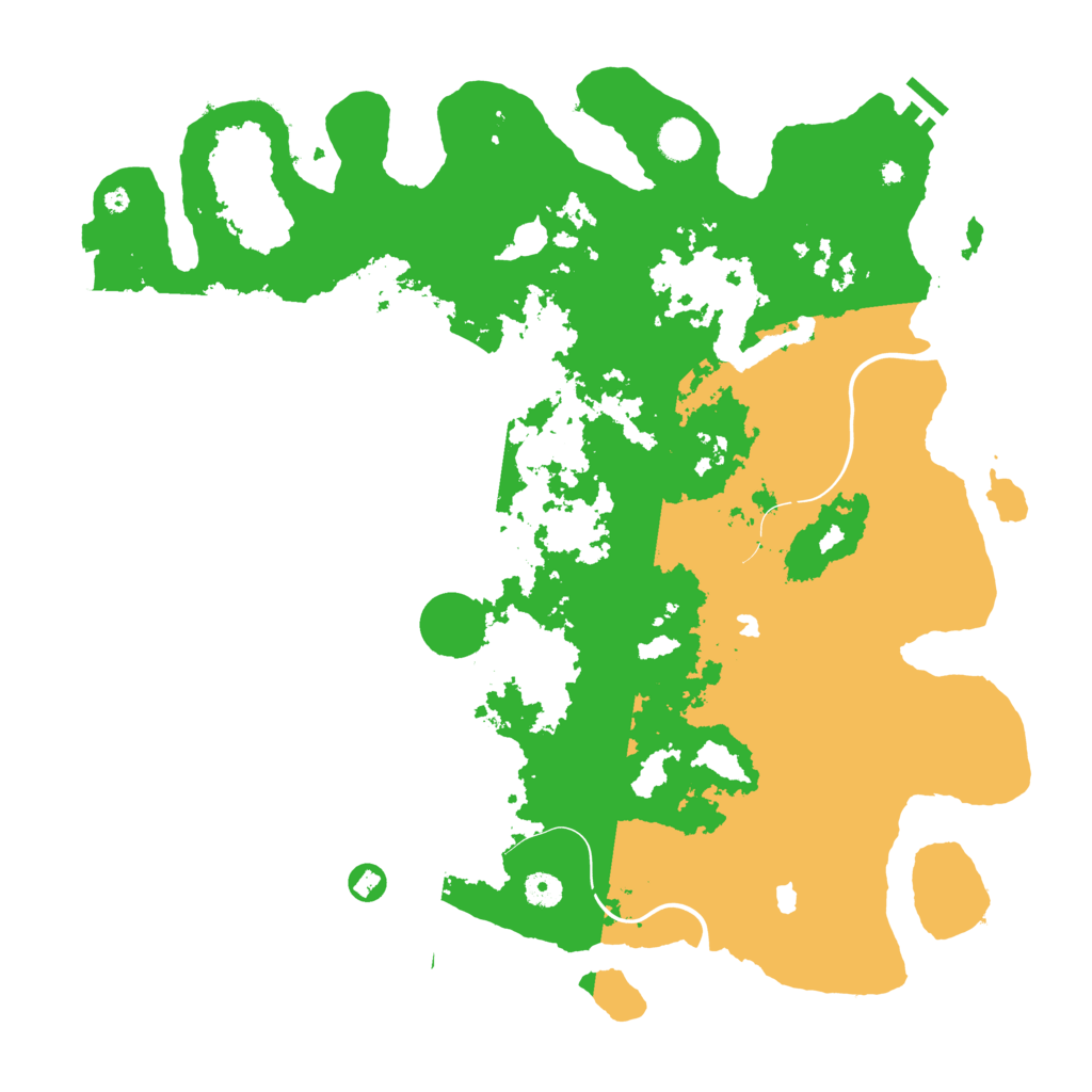 Biome Rust Map: Procedural Map, Size: 4500, Seed: 540471516