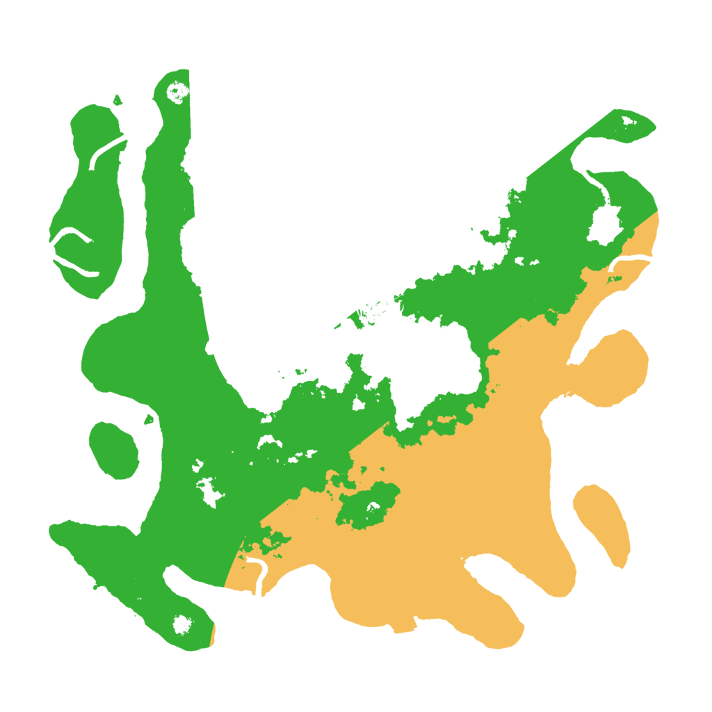 Biome Rust Map: Procedural Map, Size: 3500, Seed: 1347932477