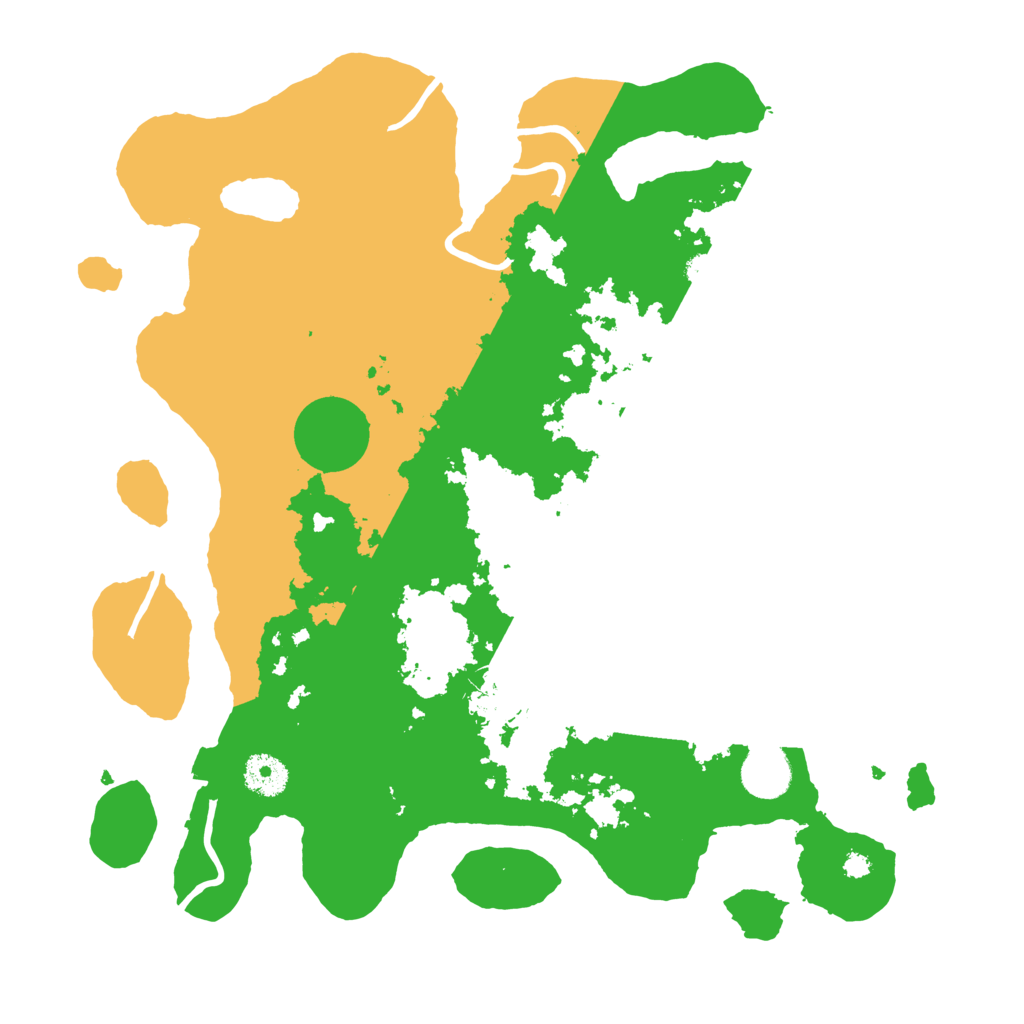 Biome Rust Map: Procedural Map, Size: 3600, Seed: 1103260297