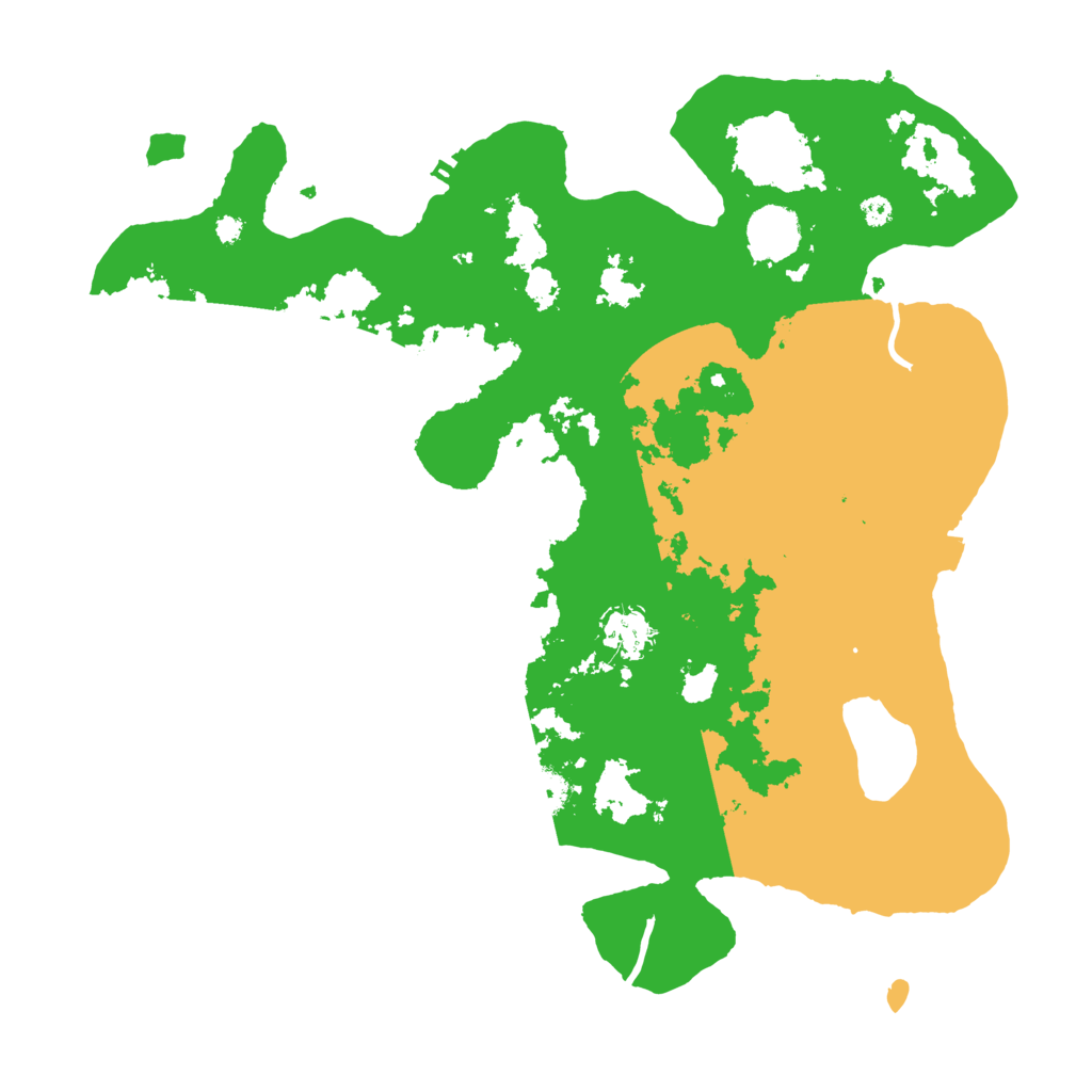 Biome Rust Map: Procedural Map, Size: 3700, Seed: 130519779