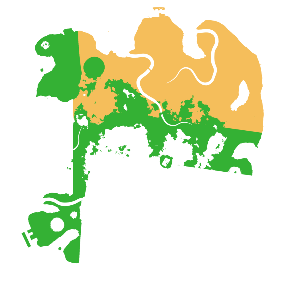 Biome Rust Map: Procedural Map, Size: 3750, Seed: 250124