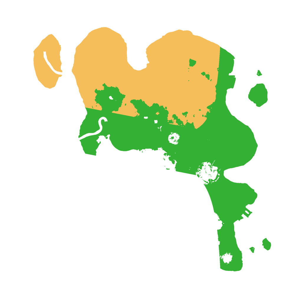 Biome Rust Map: Procedural Map, Size: 2699, Seed: 6738