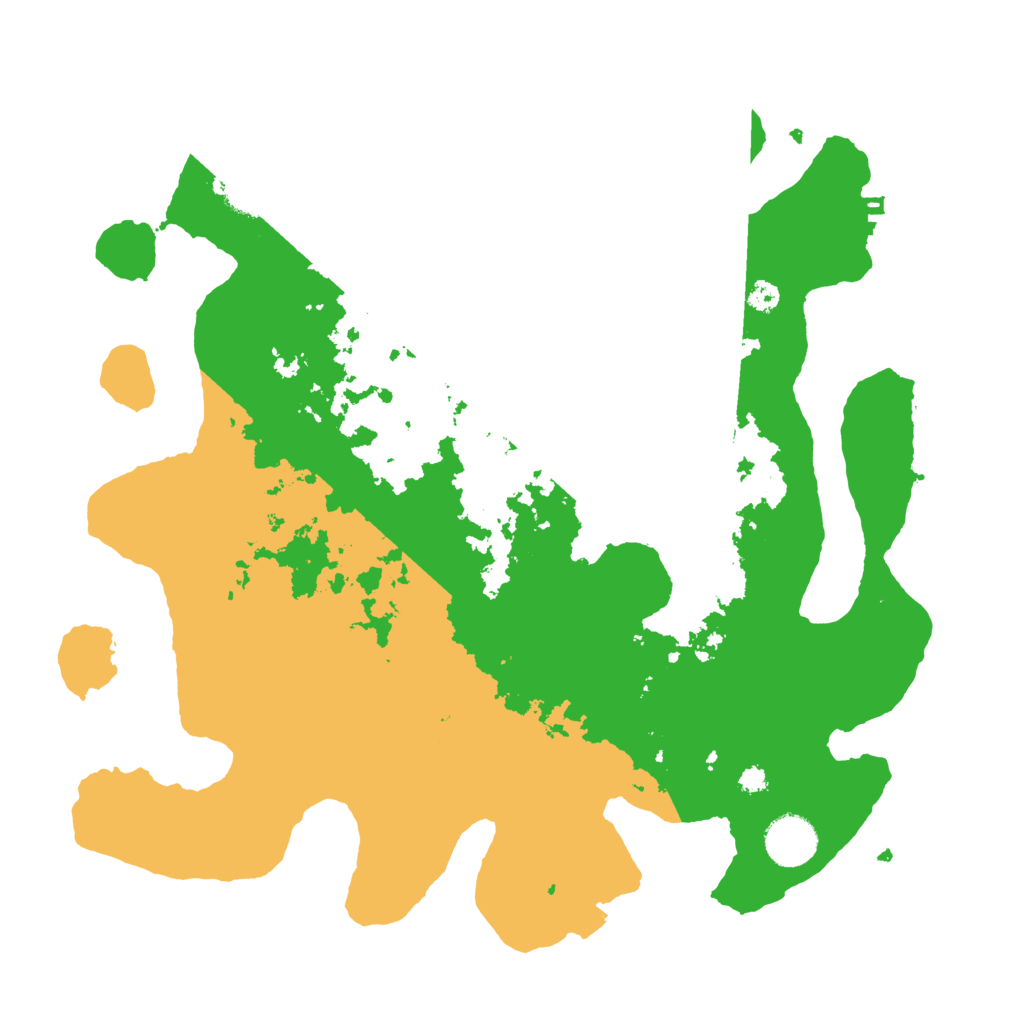 Biome Rust Map: Procedural Map, Size: 3500, Seed: 628592