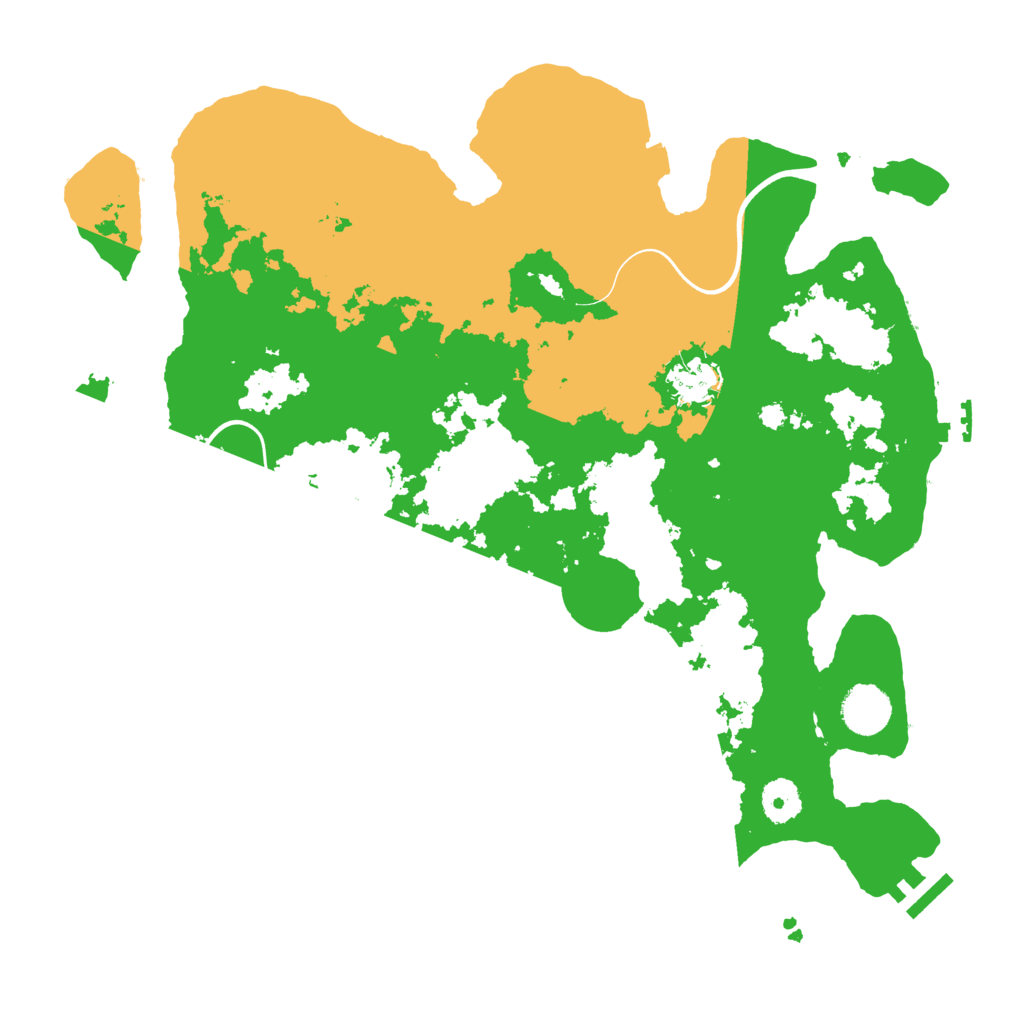Biome Rust Map: Procedural Map, Size: 3700, Seed: 1598571979