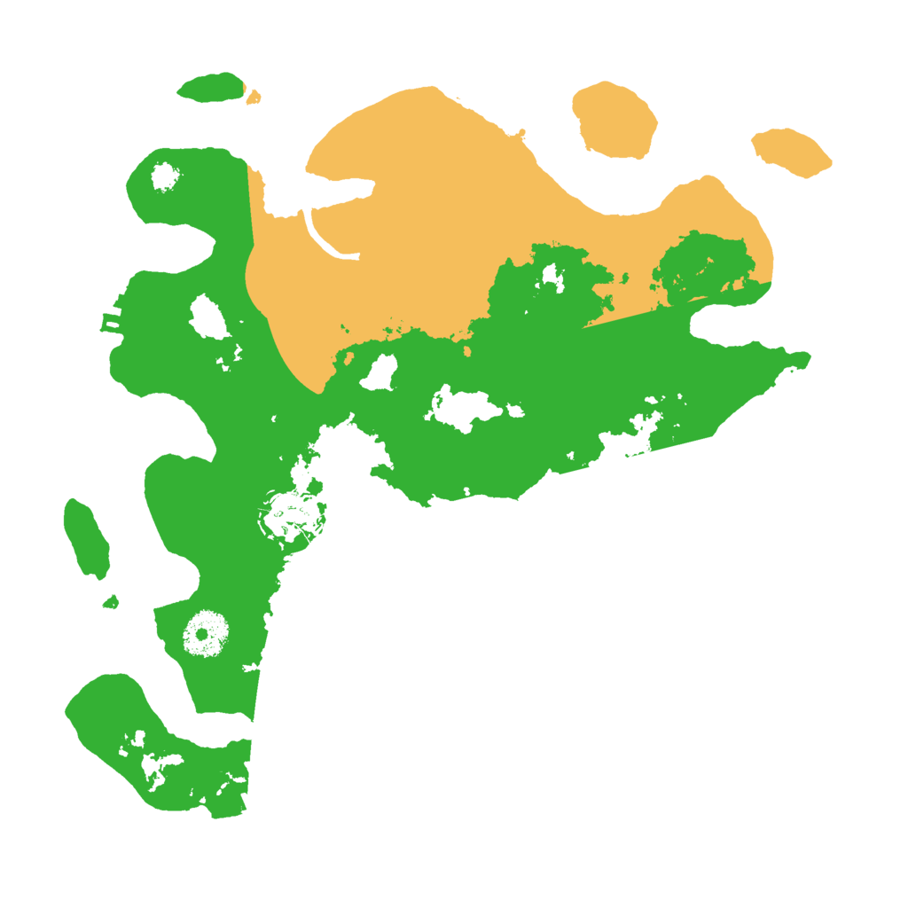 Biome Rust Map: Procedural Map, Size: 3000, Seed: 797694293