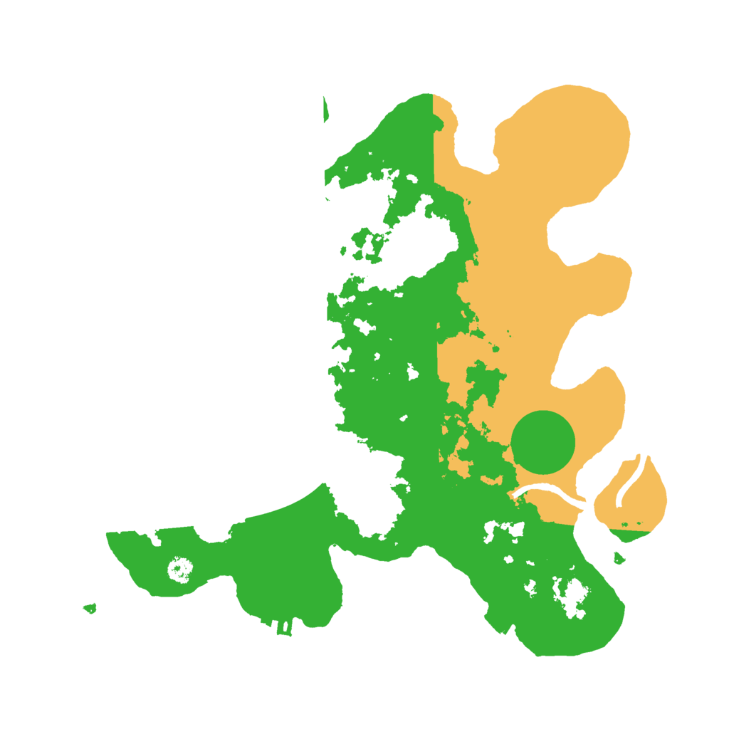 Biome Rust Map: Procedural Map, Size: 3000, Seed: 1422366915