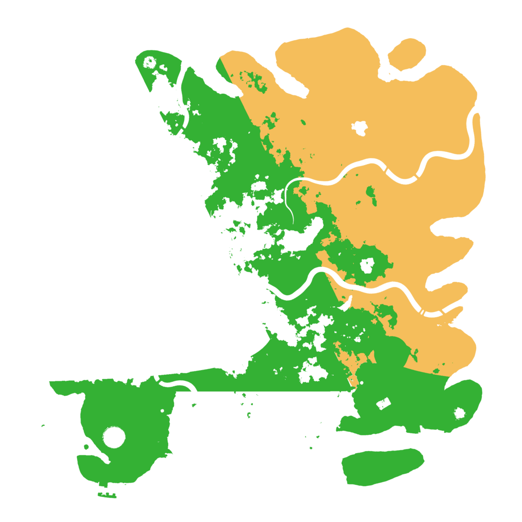 Biome Rust Map: Procedural Map, Size: 4250, Seed: 1921519334