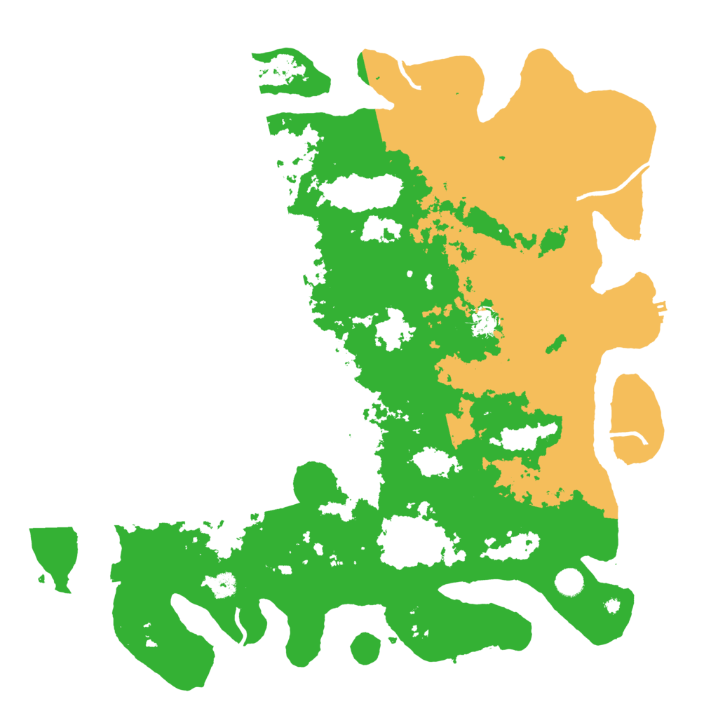 Biome Rust Map: Procedural Map, Size: 4500, Seed: 18551602