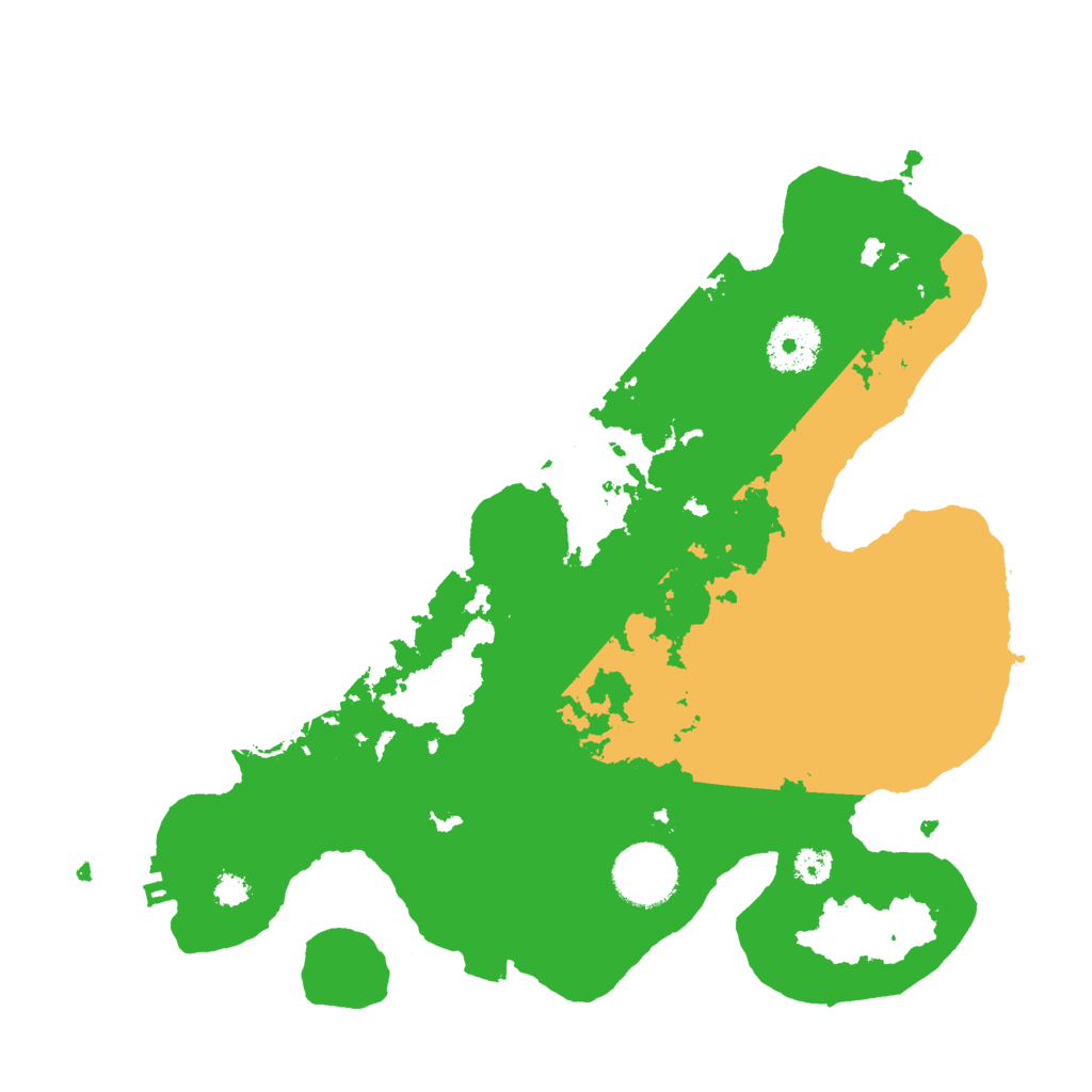 Biome Rust Map: Procedural Map, Size: 3000, Seed: 46727944