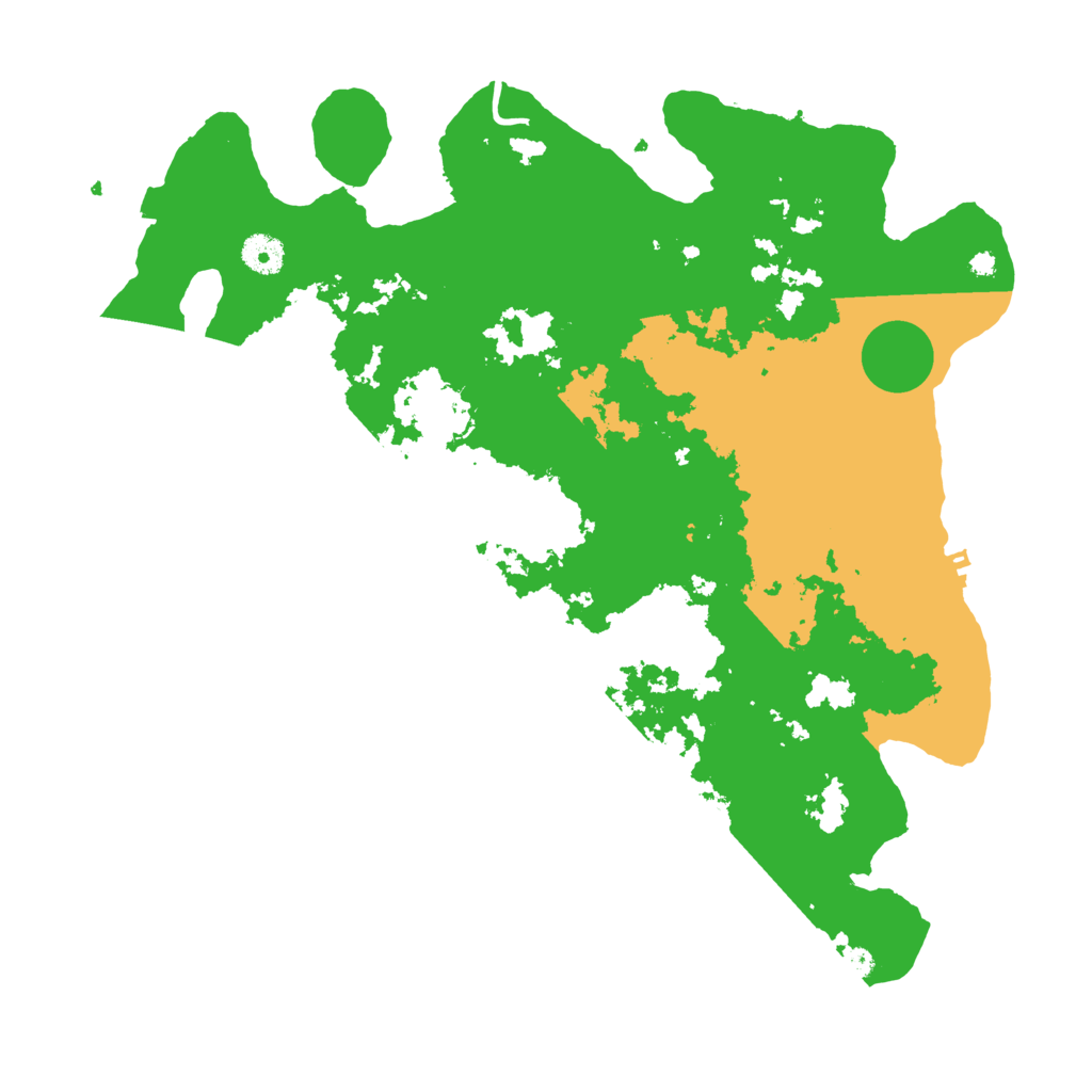 Biome Rust Map: Procedural Map, Size: 4000, Seed: 58626