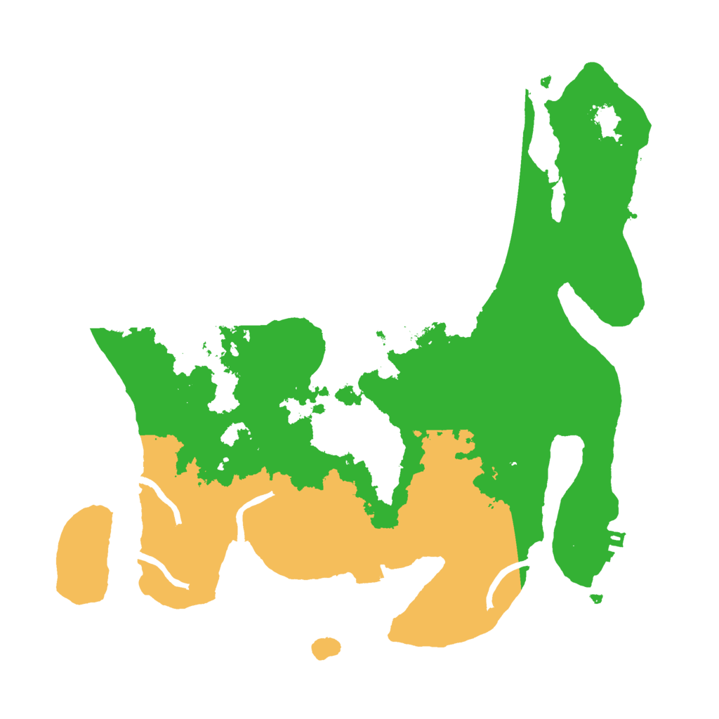 Biome Rust Map: Procedural Map, Size: 3000, Seed: 1348109915