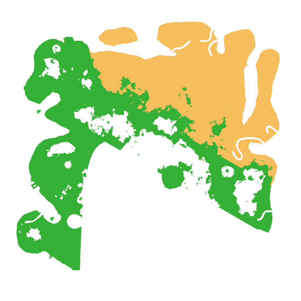 Biome Rust Map: Procedural Map, Size: 3700, Seed: 249614857