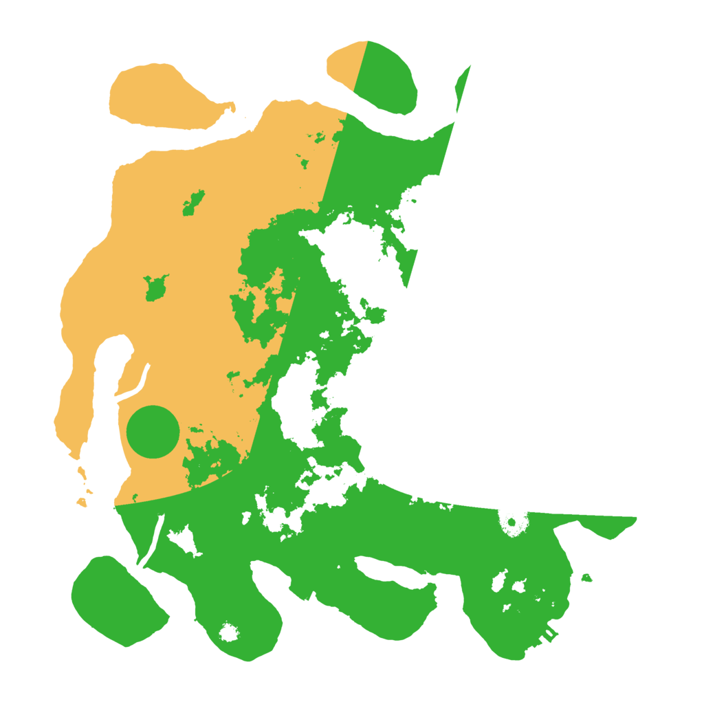 Biome Rust Map: Procedural Map, Size: 3500, Seed: 1573729538