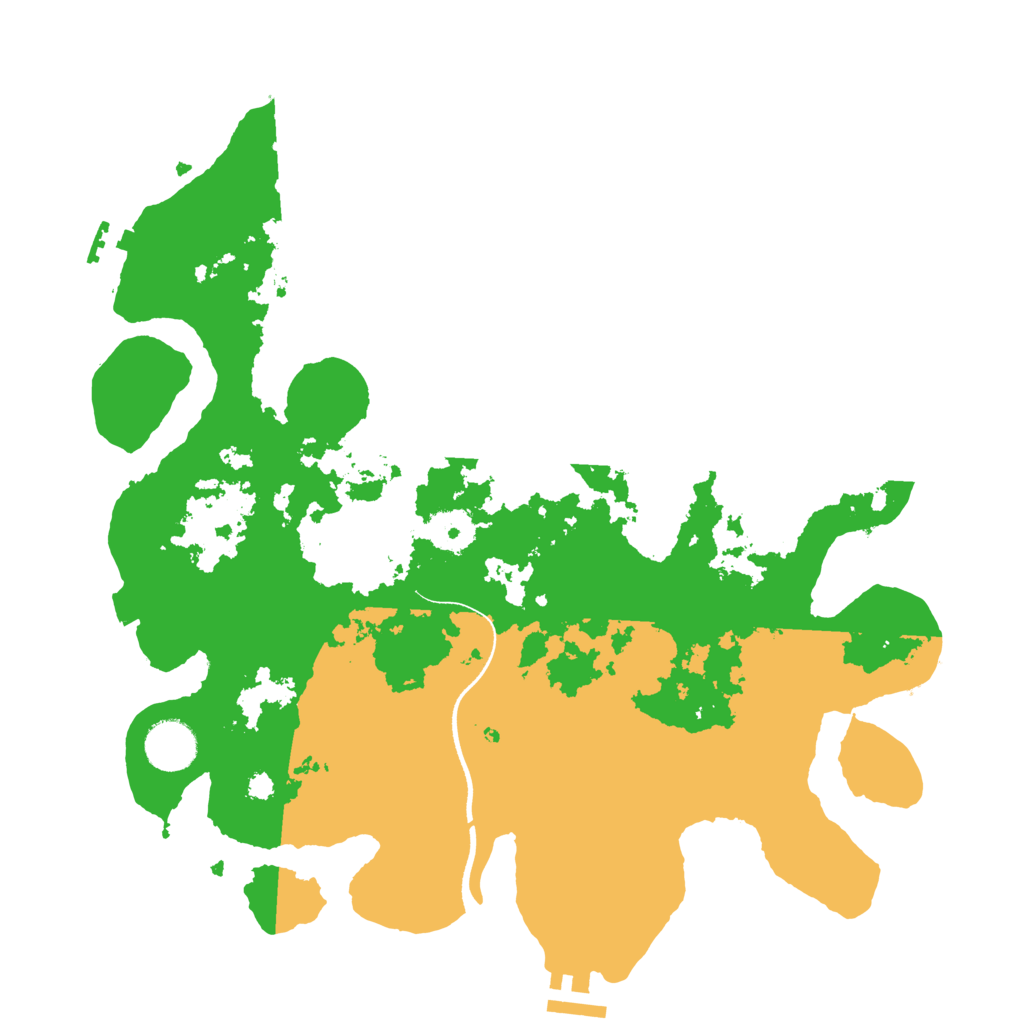 Biome Rust Map: Procedural Map, Size: 3500, Seed: 1650371445