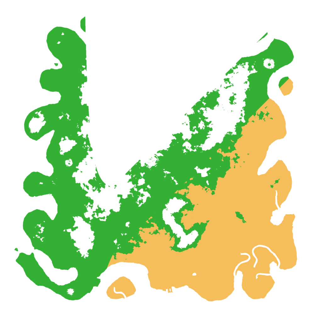 Biome Rust Map: Procedural Map, Size: 4500, Seed: 251732263
