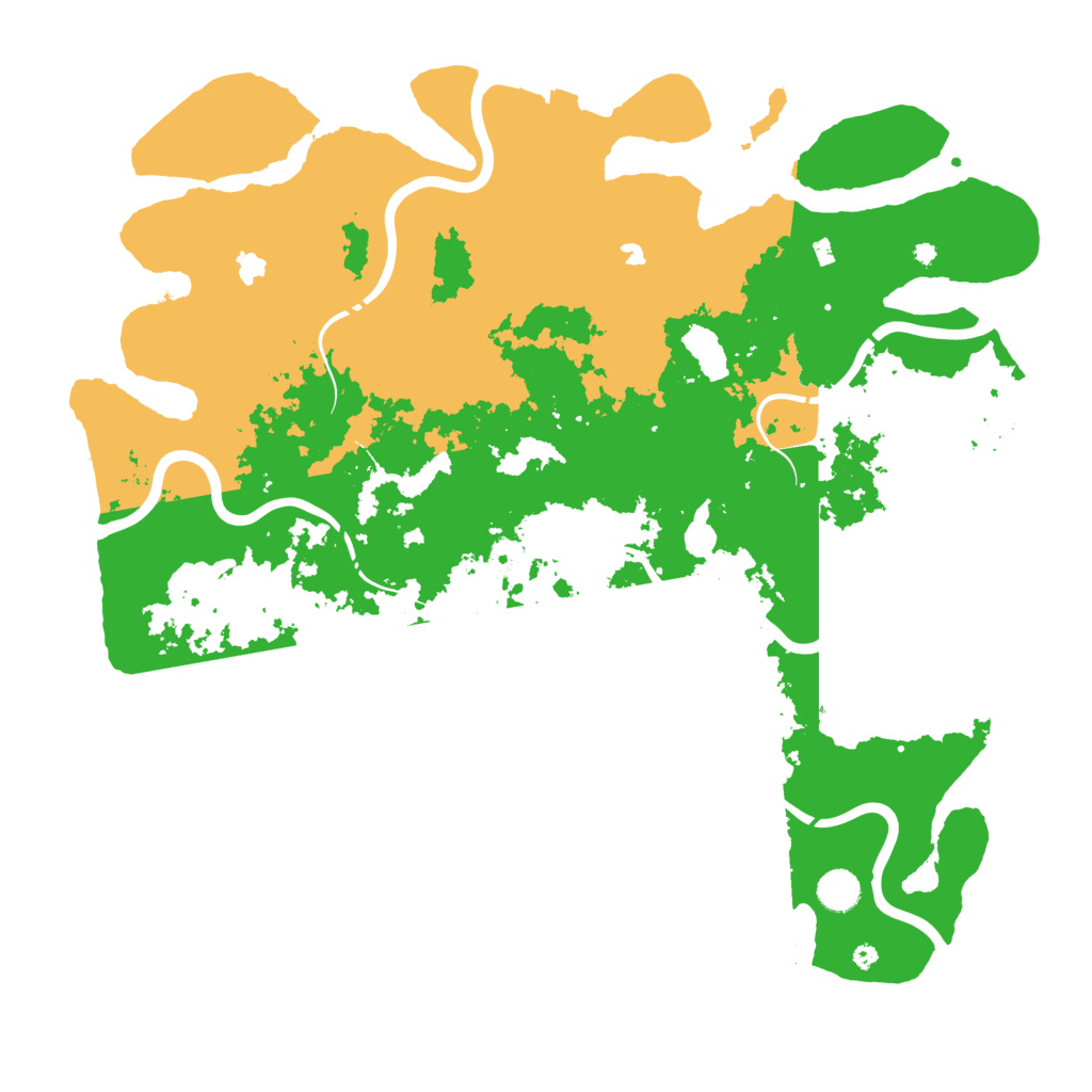 Biome Rust Map: Procedural Map, Size: 4500, Seed: 969876834