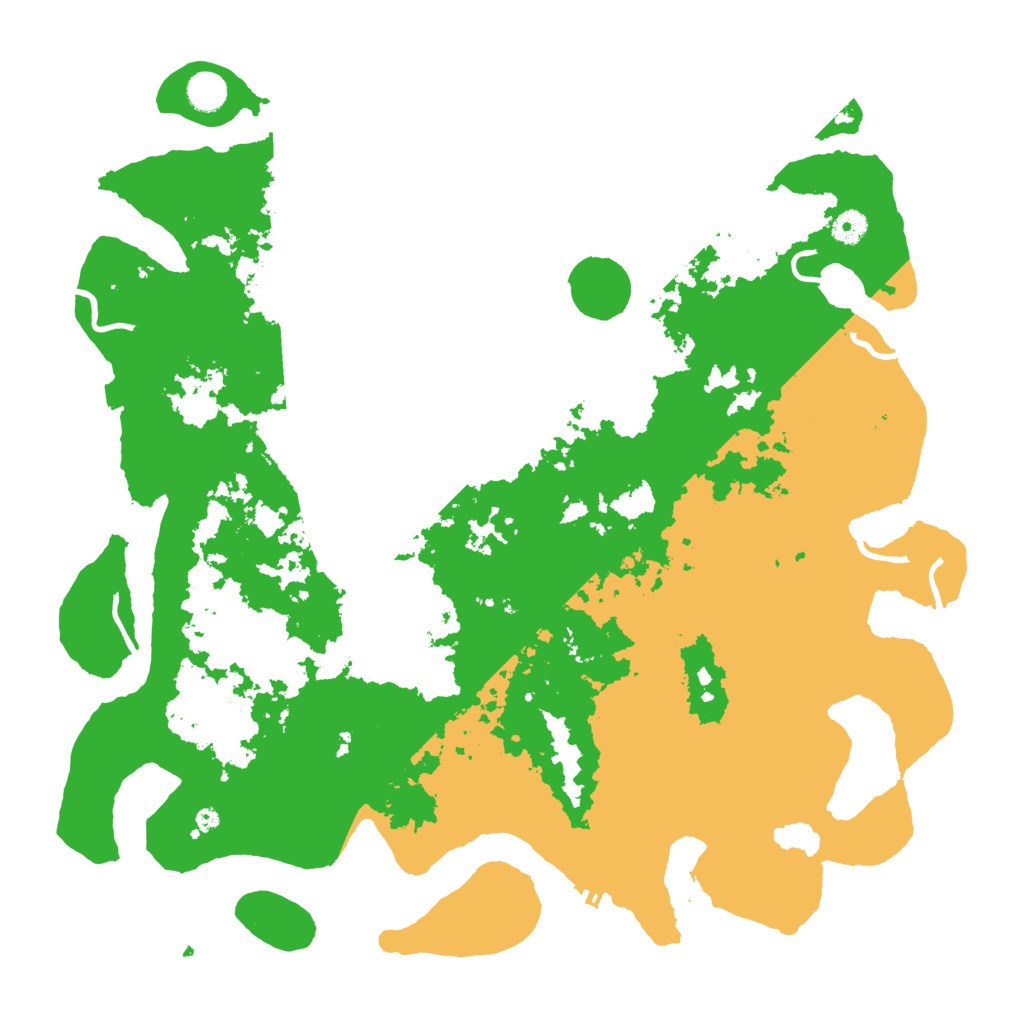 Biome Rust Map: Procedural Map, Size: 4500, Seed: 1053842049