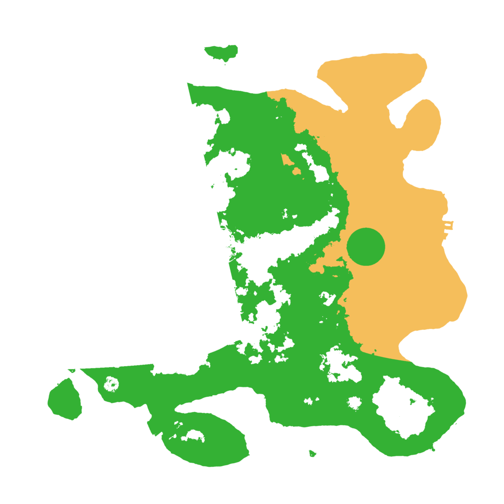 Biome Rust Map: Procedural Map, Size: 3500, Seed: 1141266861