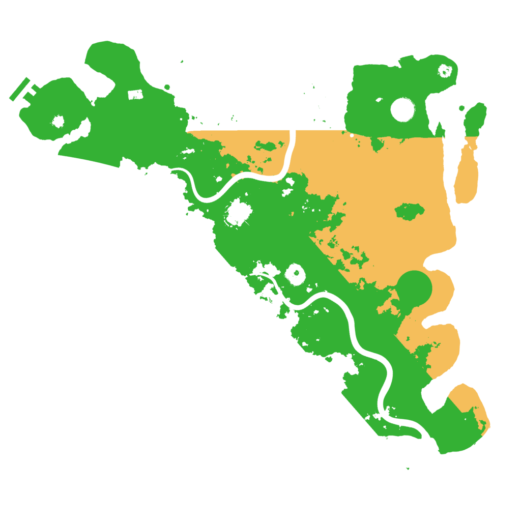 Biome Rust Map: Procedural Map, Size: 3850, Seed: 13175609