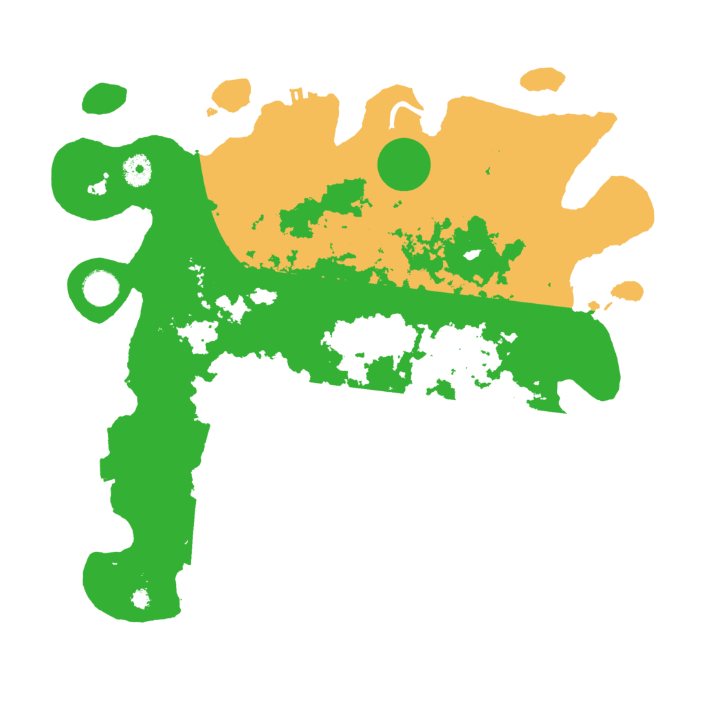Biome Rust Map: Procedural Map, Size: 3500, Seed: 592517253
