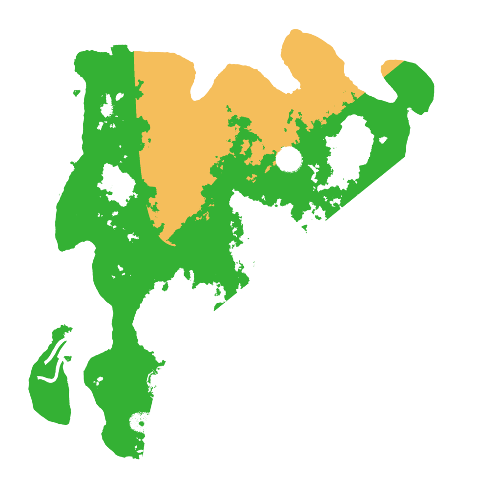 Biome Rust Map: Procedural Map, Size: 3500, Seed: 381652162