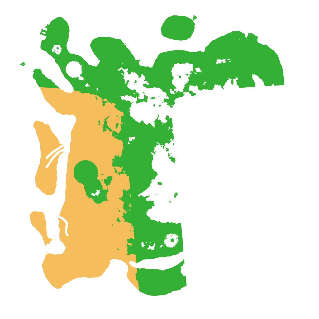 Biome Rust Map: Procedural Map, Size: 3500, Seed: 232802775