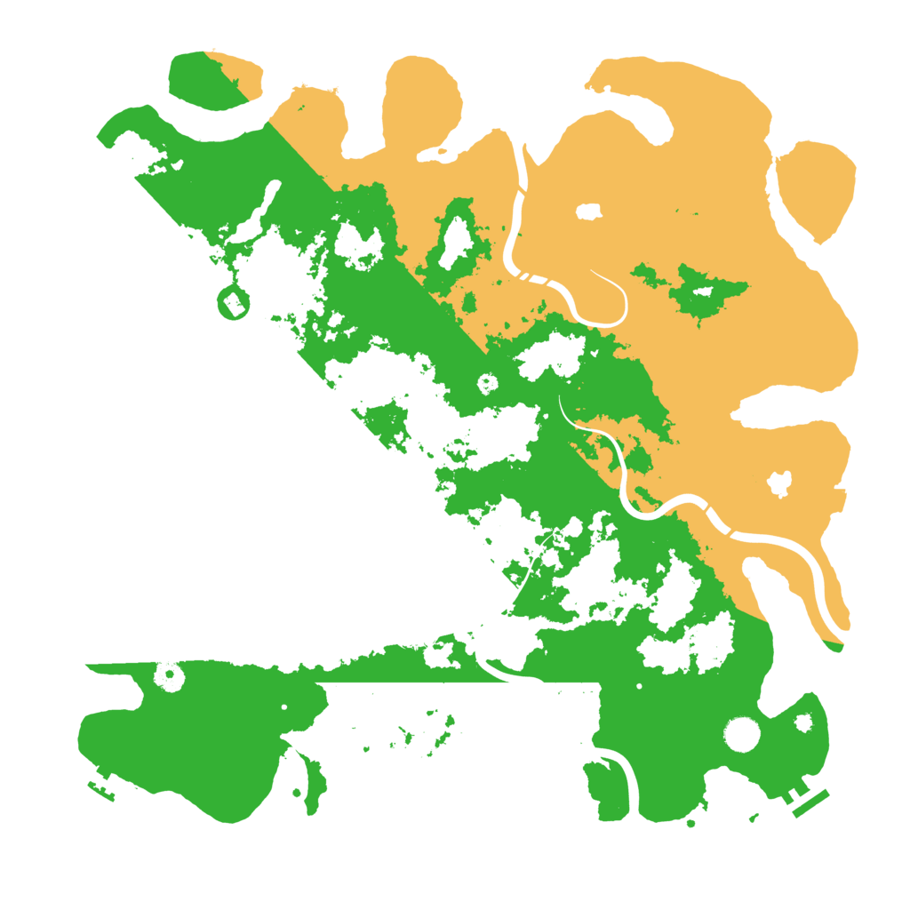 Biome Rust Map: Procedural Map, Size: 4500, Seed: 456632090