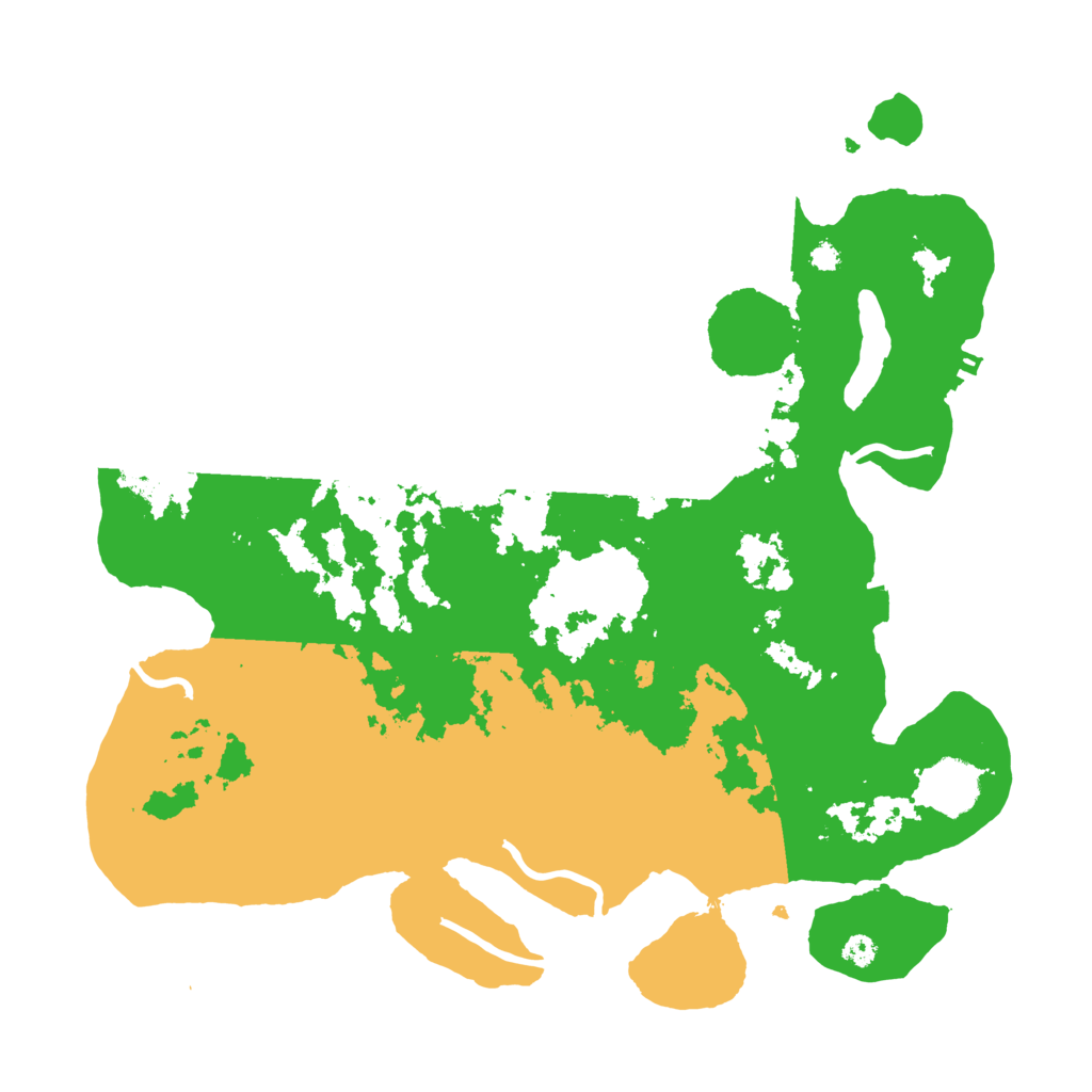 Biome Rust Map: Procedural Map, Size: 3500, Seed: 1065568991