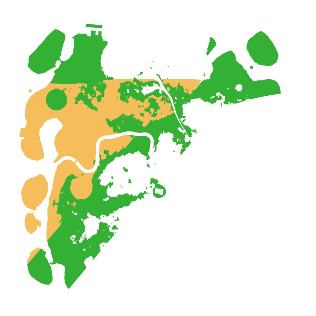 Biome Rust Map: Procedural Map, Size: 3950, Seed: 1658810196