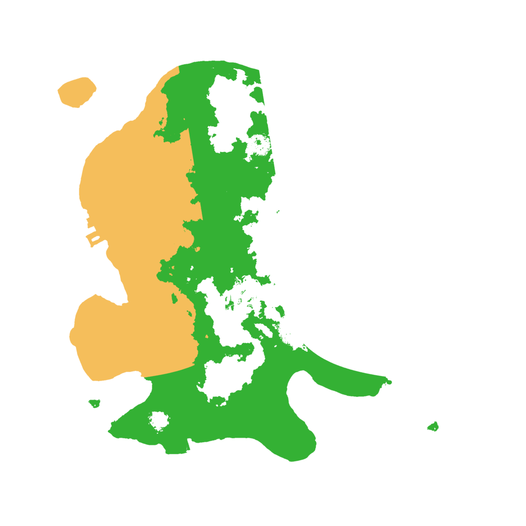 Biome Rust Map: Procedural Map, Size: 2500, Seed: 988129713