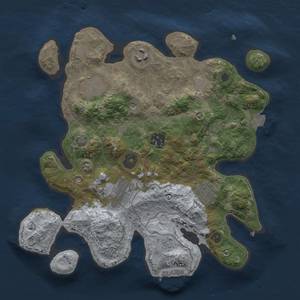 Thumbnail Rust Map: Procedural Map, Size: 3000, Seed: 403805692, 12 Monuments