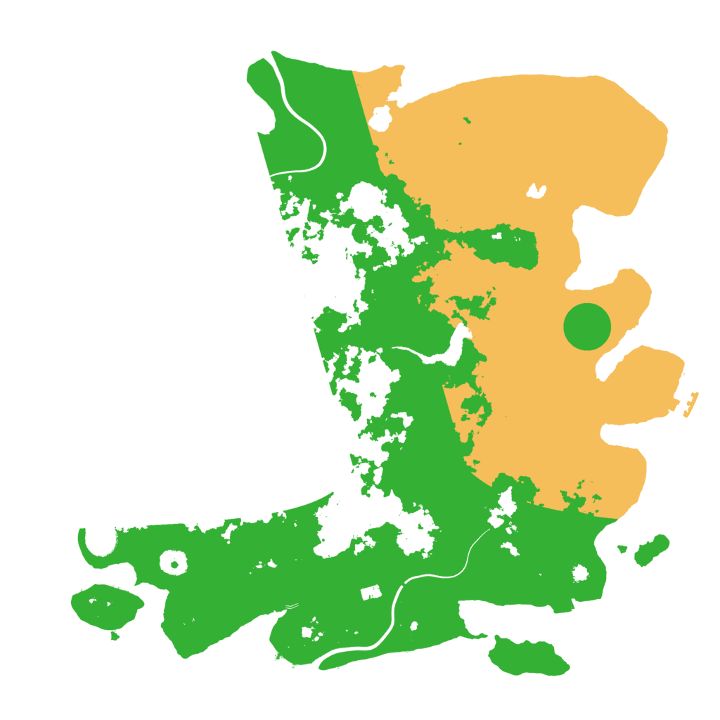 Biome Rust Map: Procedural Map, Size: 4000, Seed: 332647075