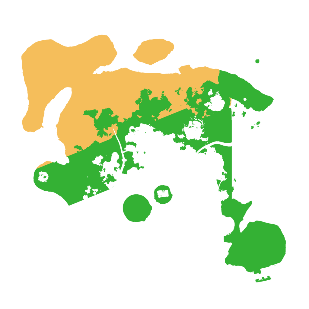 Biome Rust Map: Procedural Map, Size: 3000, Seed: 5401124