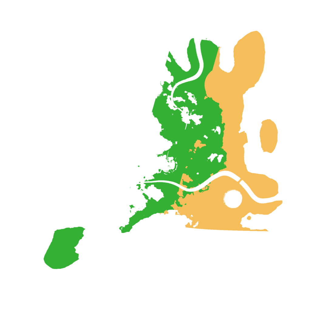 Biome Rust Map: Procedural Map, Size: 3000, Seed: 1468404156