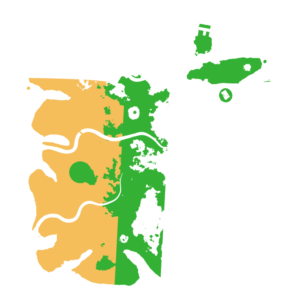 Biome Rust Map: Procedural Map, Size: 3700, Seed: 1248849624