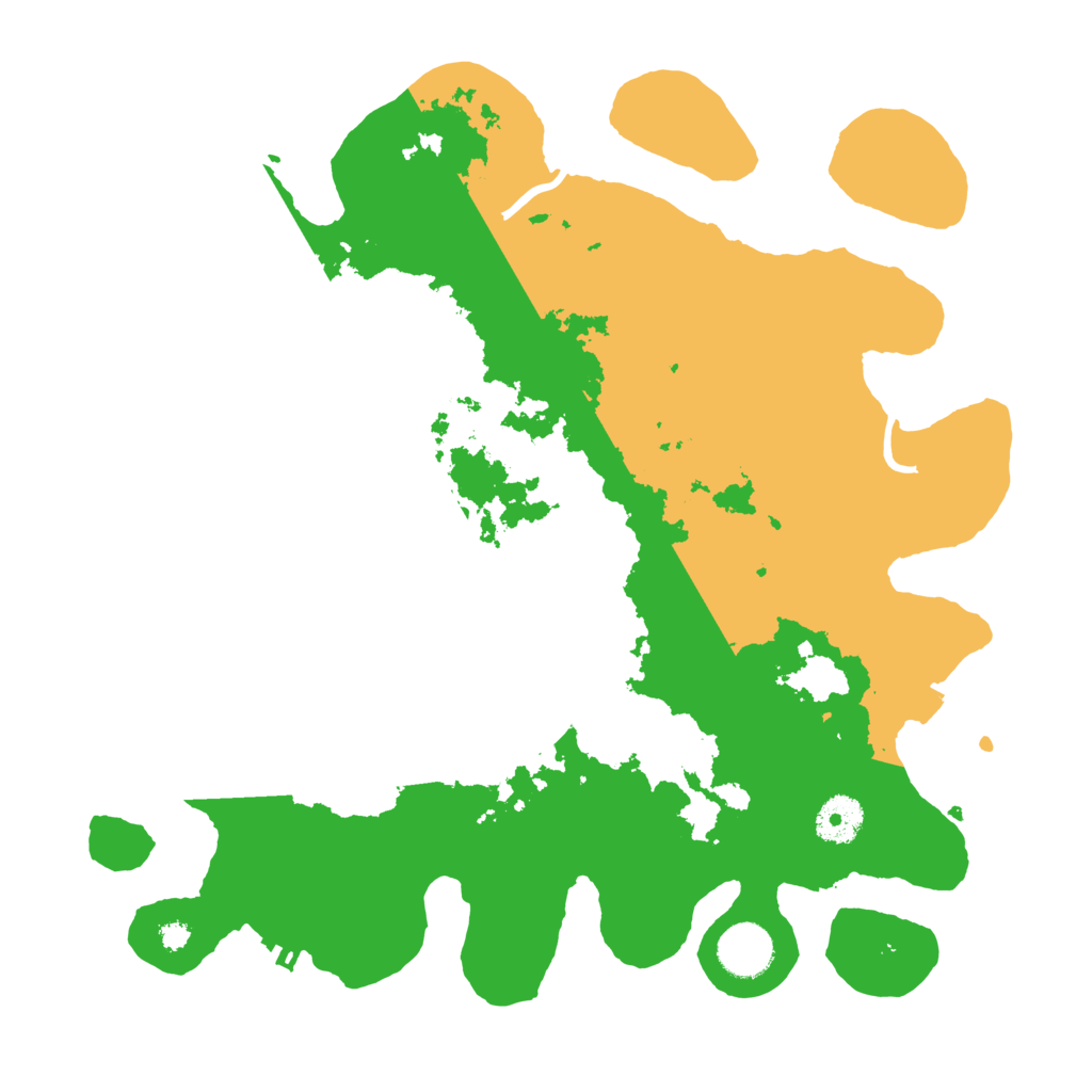 Biome Rust Map: Procedural Map, Size: 3500, Seed: 998083