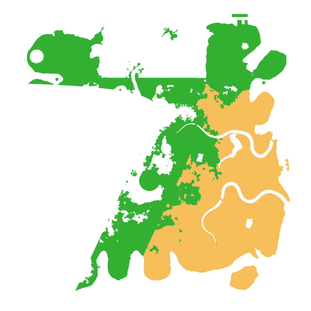 Biome Rust Map: Procedural Map, Size: 4000, Seed: 447650283