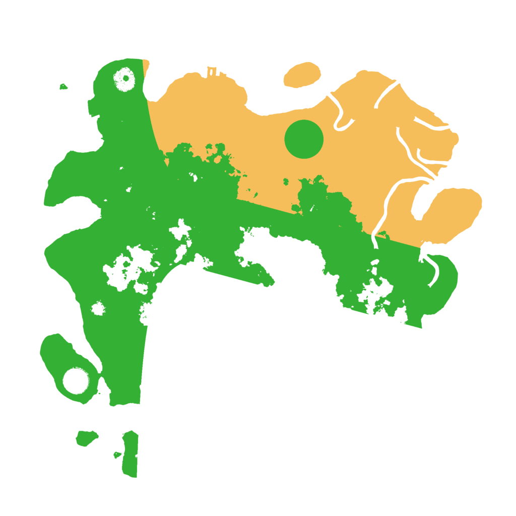 Biome Rust Map: Procedural Map, Size: 3500, Seed: 1271416781