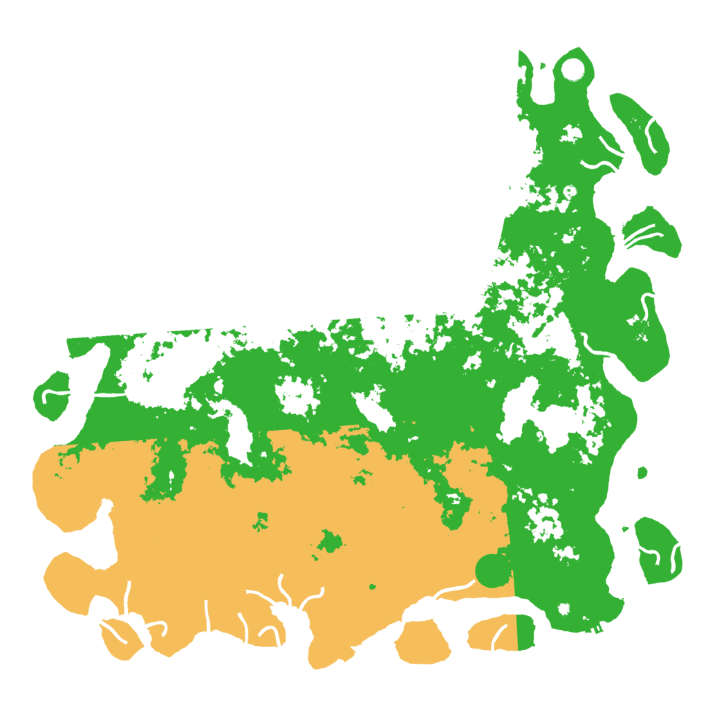 Biome Rust Map: Procedural Map, Size: 5500, Seed: 434337806