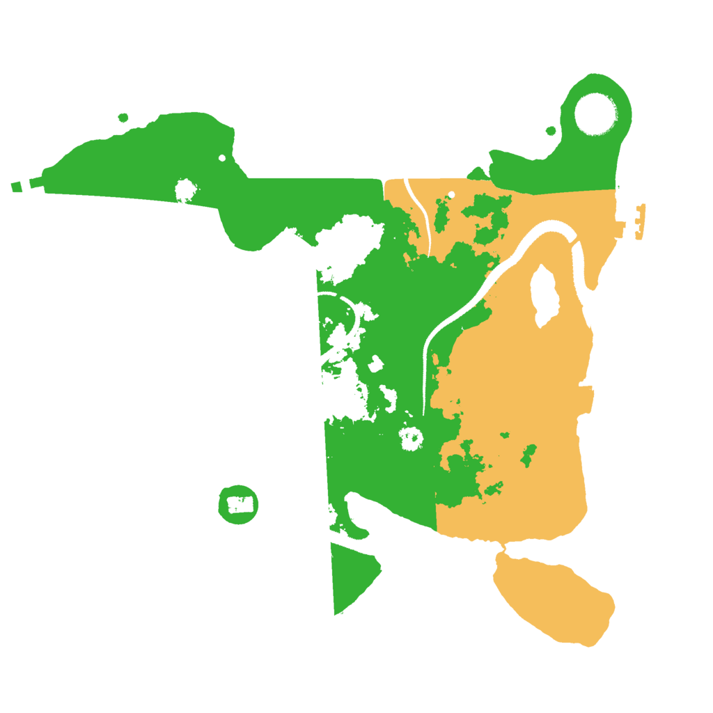 Biome Rust Map: Procedural Map, Size: 3000, Seed: 314874914