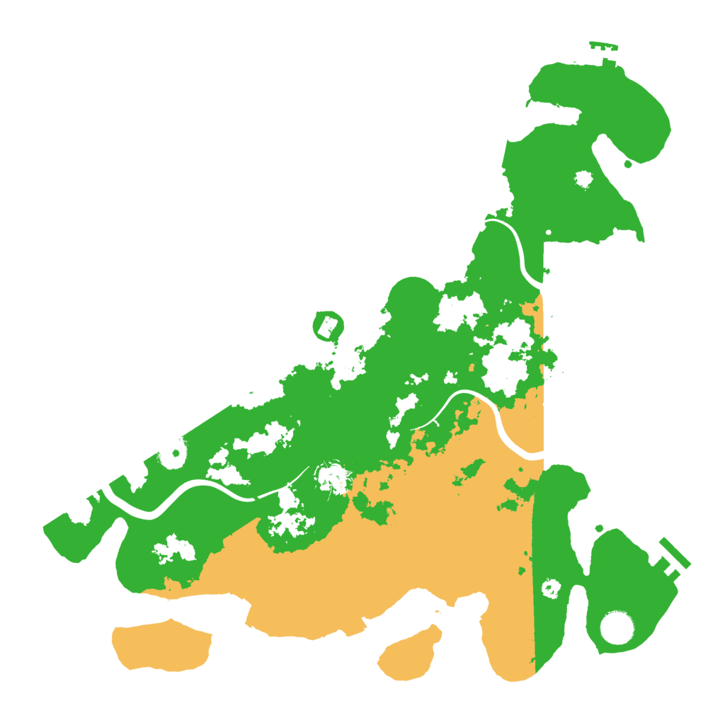 Biome Rust Map: Procedural Map, Size: 3800, Seed: 814693824