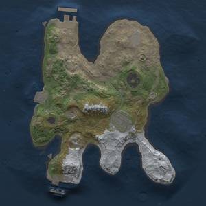 Thumbnail Rust Map: Procedural Map, Size: 2200, Seed: 2023, 8 Monuments