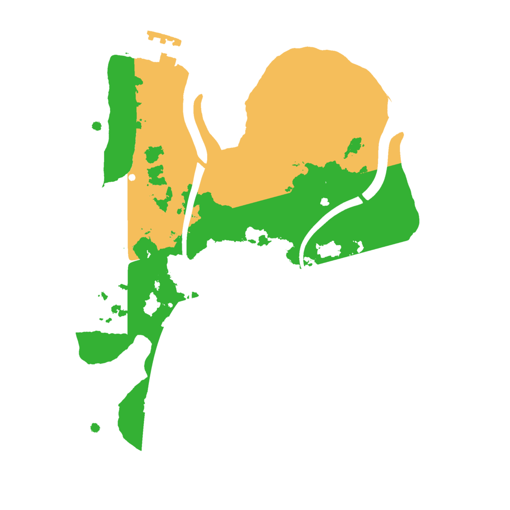 Biome Rust Map: Procedural Map, Size: 2200, Seed: 2023