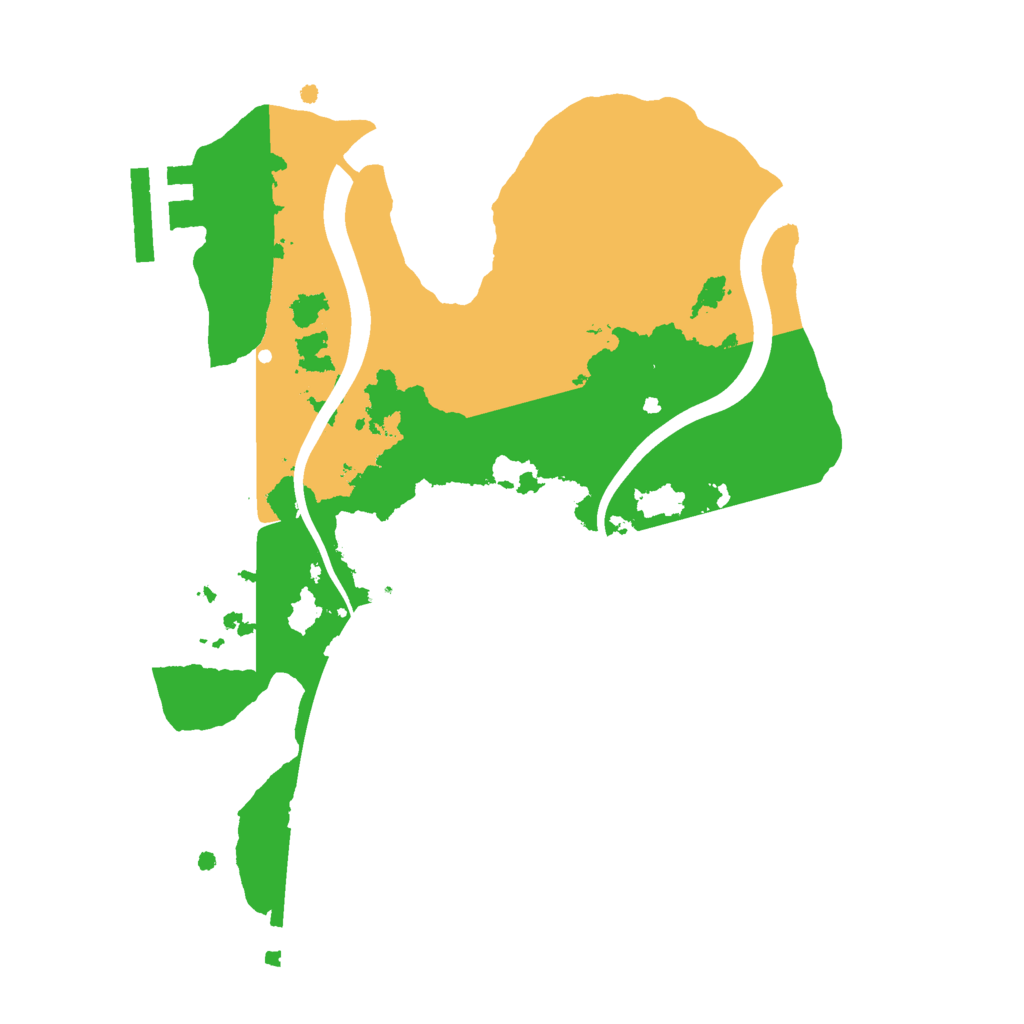 Biome Rust Map: Procedural Map, Size: 2200, Seed: 2023