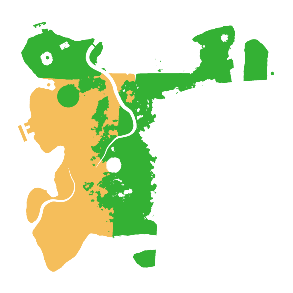 Biome Rust Map: Procedural Map, Size: 3500, Seed: 914187251
