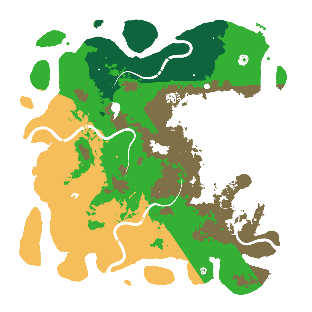 Biome Rust Map: Procedural Map, Size: 4250, Seed: 1758637327