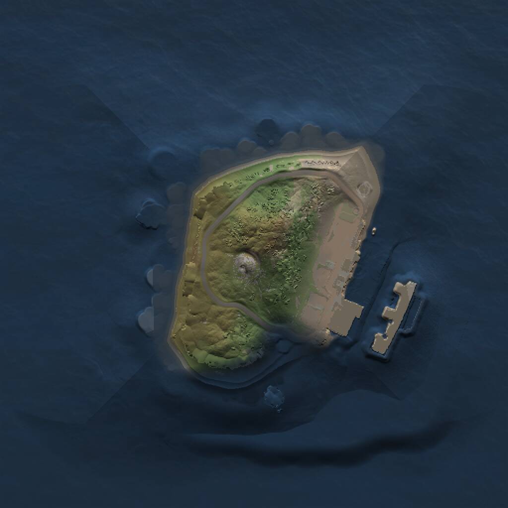 Rust Map: Procedural Map, Size: 1000, Seed: 1420653493, 2 Monuments