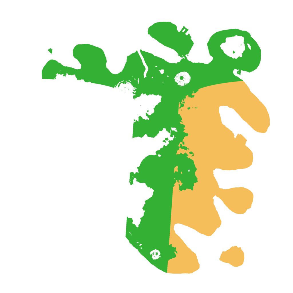 Biome Rust Map: Procedural Map, Size: 3000, Seed: 46888587