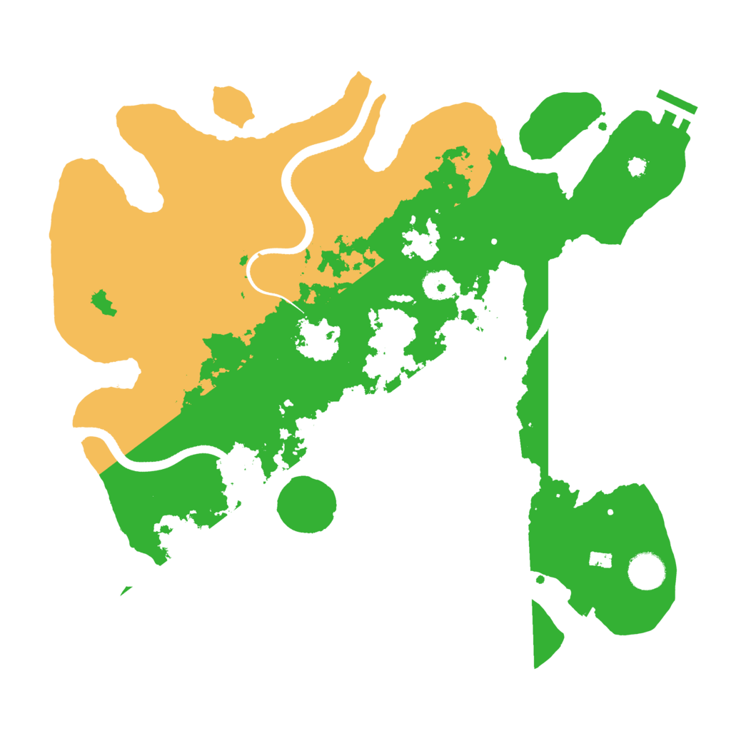 Biome Rust Map: Procedural Map, Size: 3500, Seed: 292526254